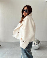 Wool biker jacket