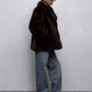 Short Eco Fur Coat