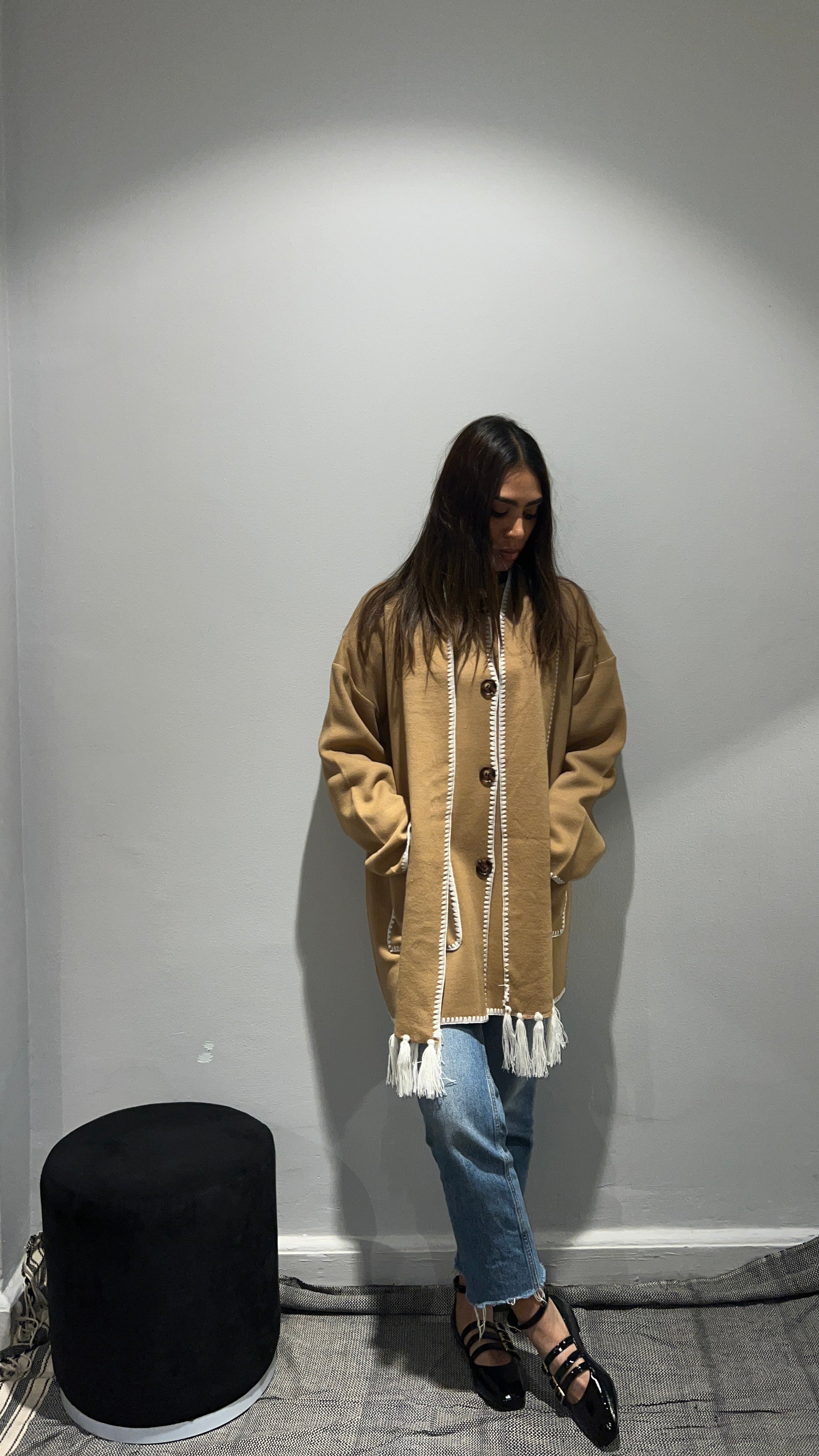 Lined wool jacket