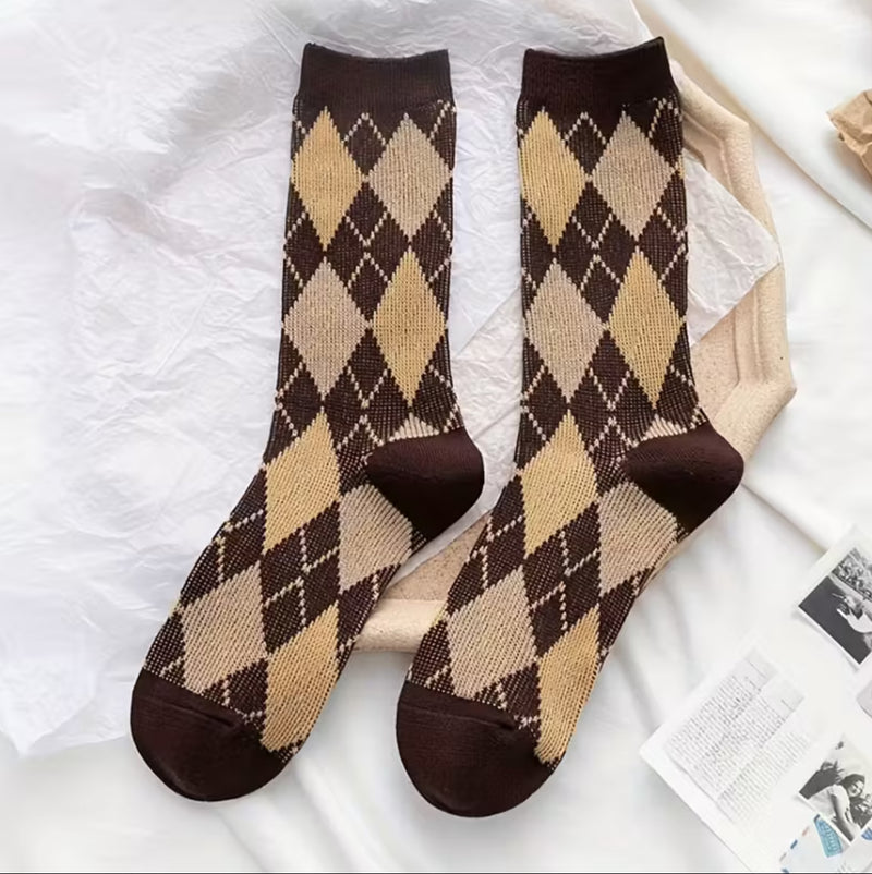 Gingham Socks