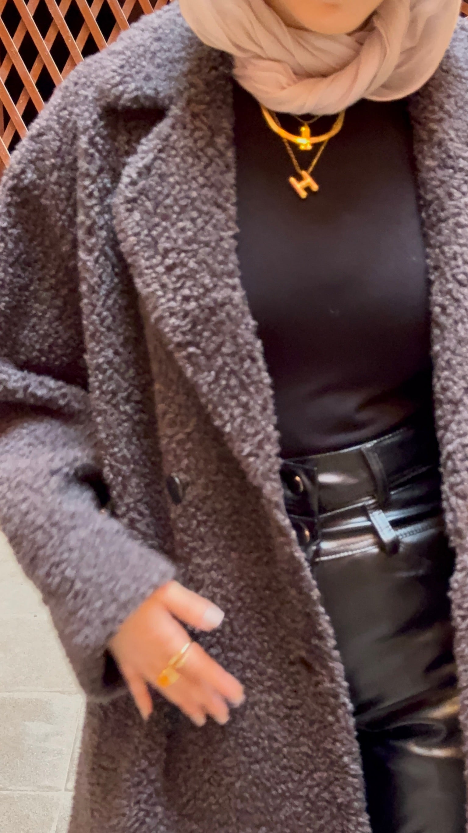 The Teddy Leather-Lined Coat
