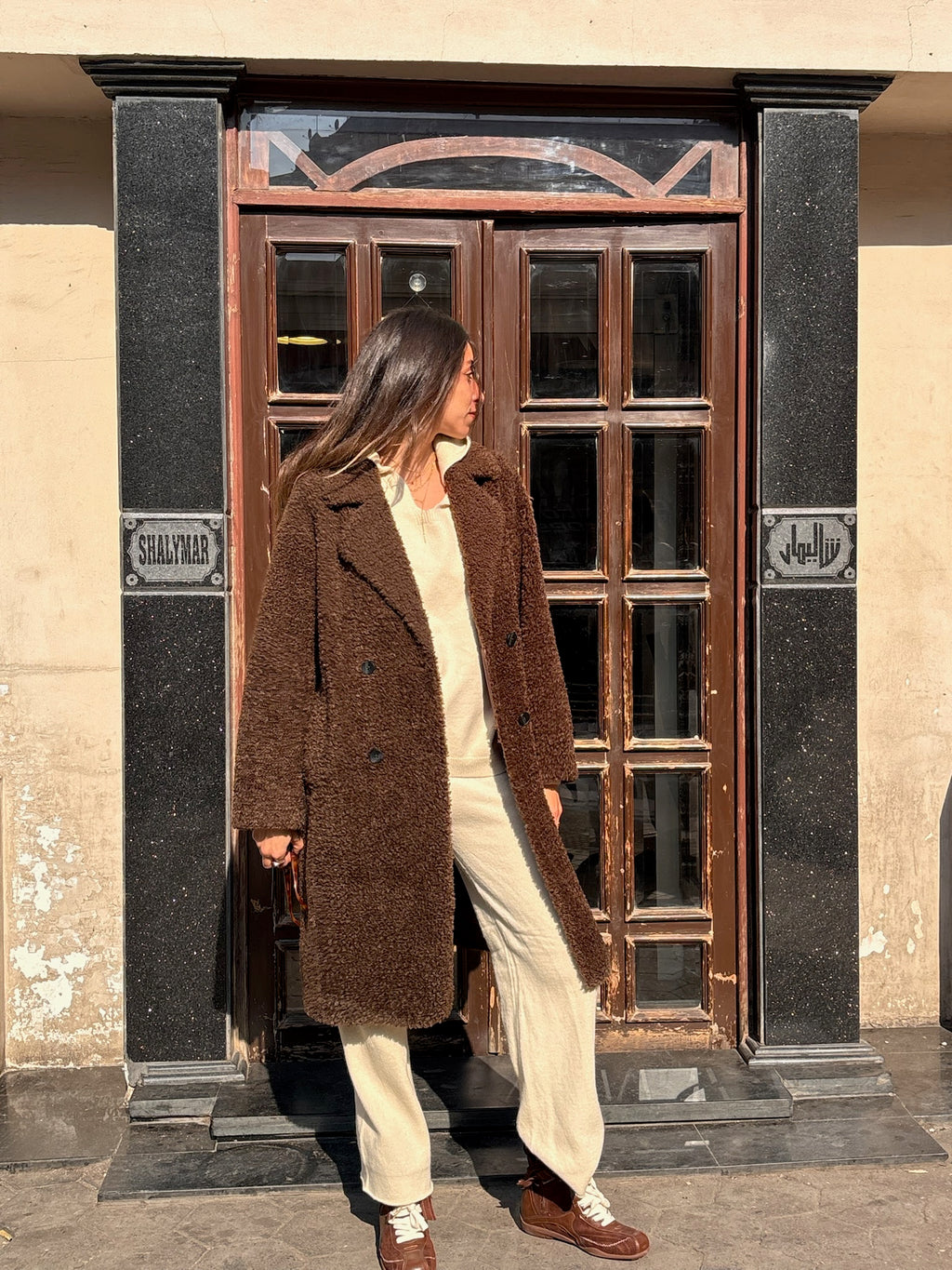 The Teddy Leather-Lined Coat