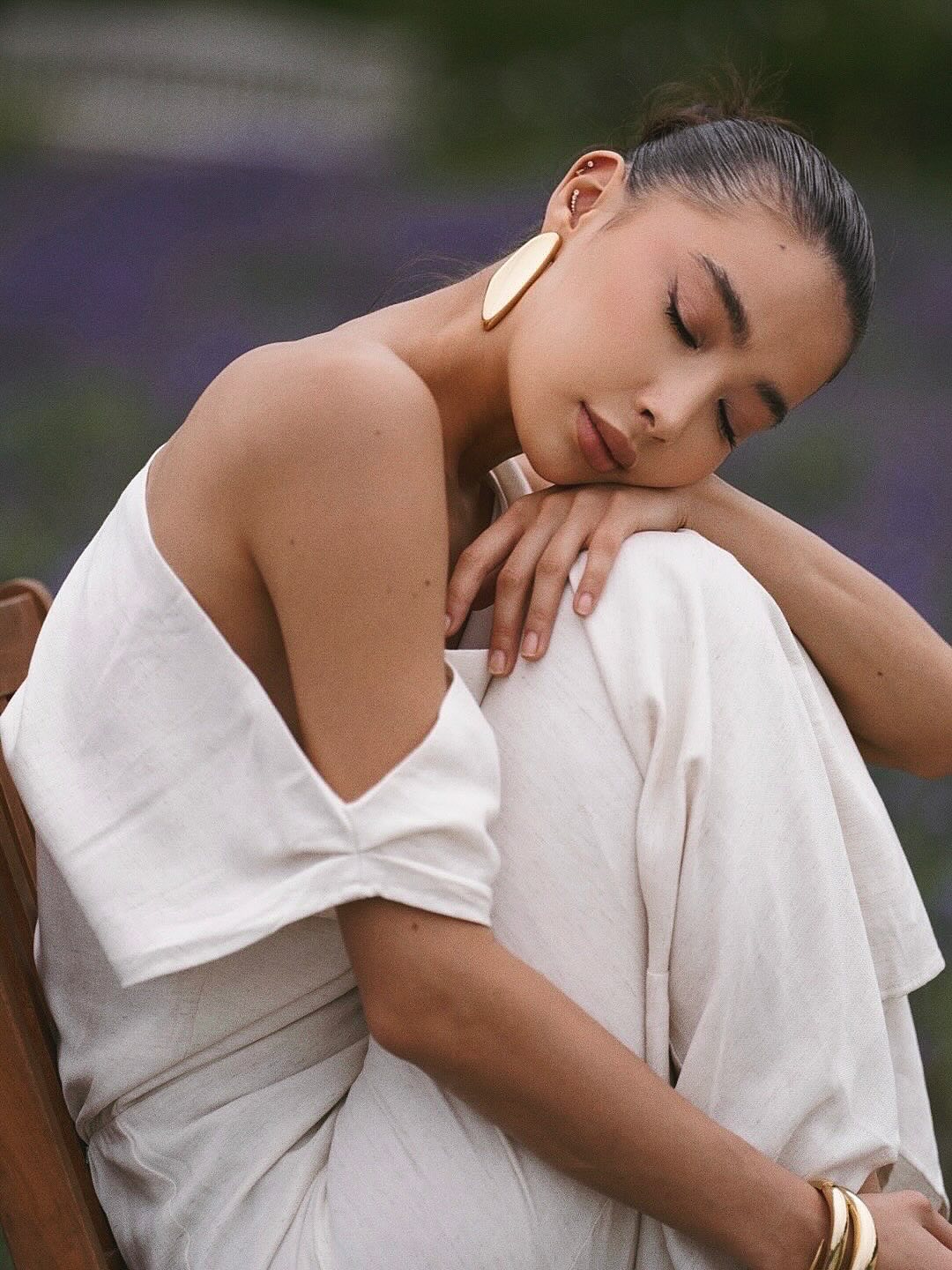 Ruffle Halter Maxi Dress