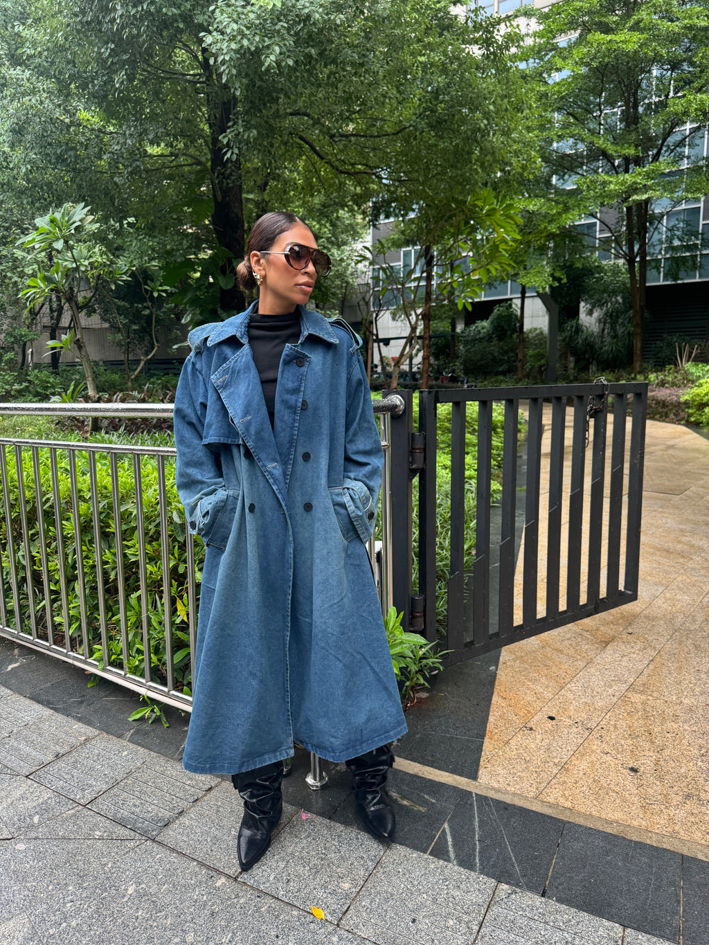 The Denim Trench Coat