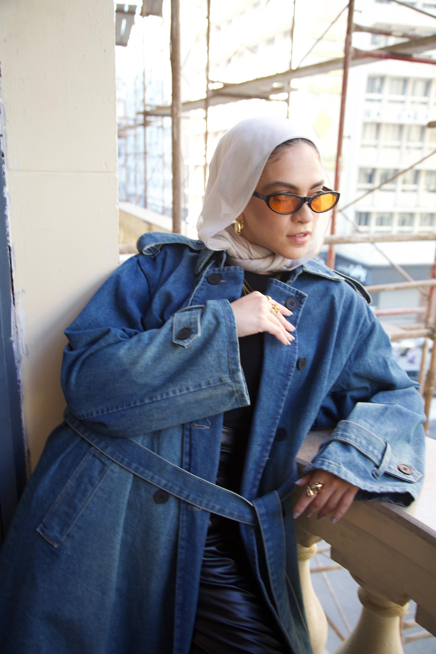 The Denim Trench Coat