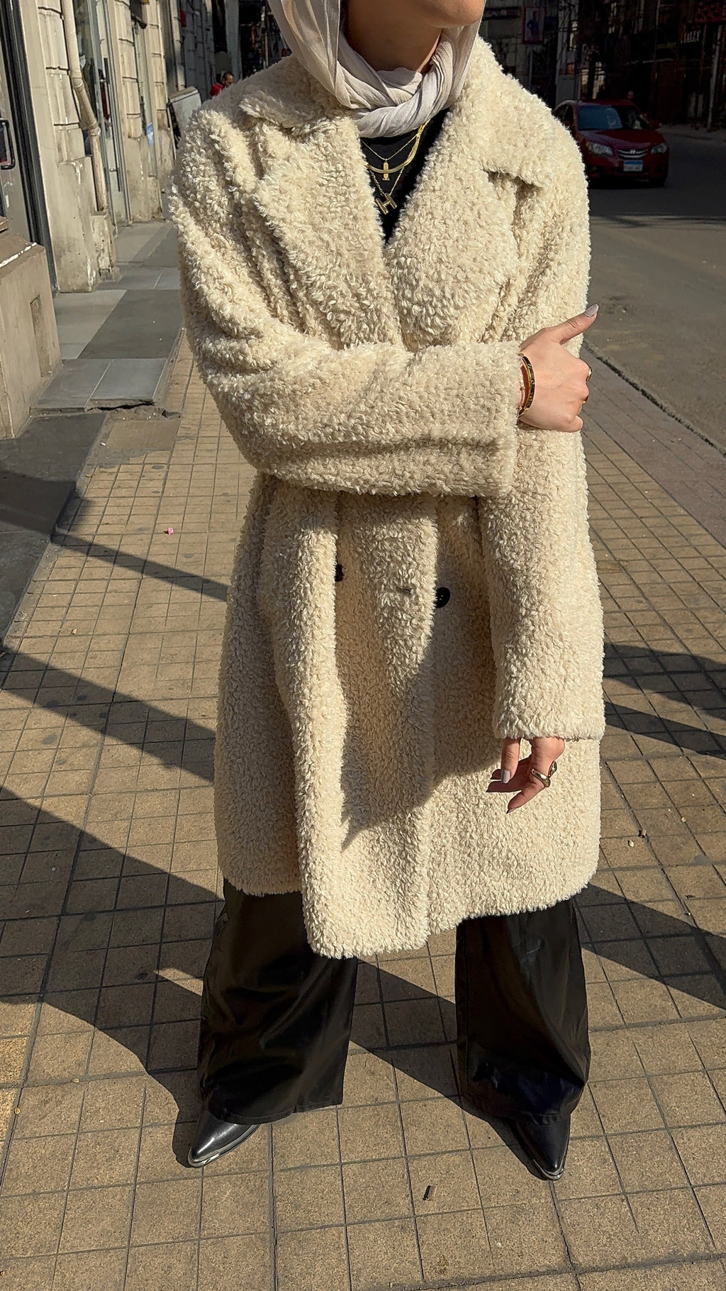 The Teddy Leather-Lined Coat