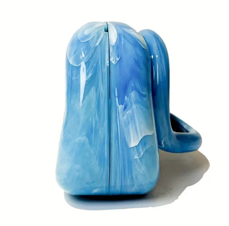 Acrylic Marble clutch