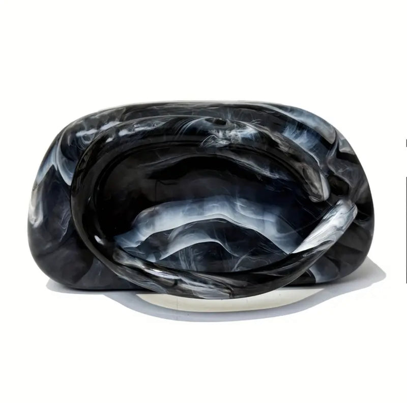 Acrylic Marble clutch