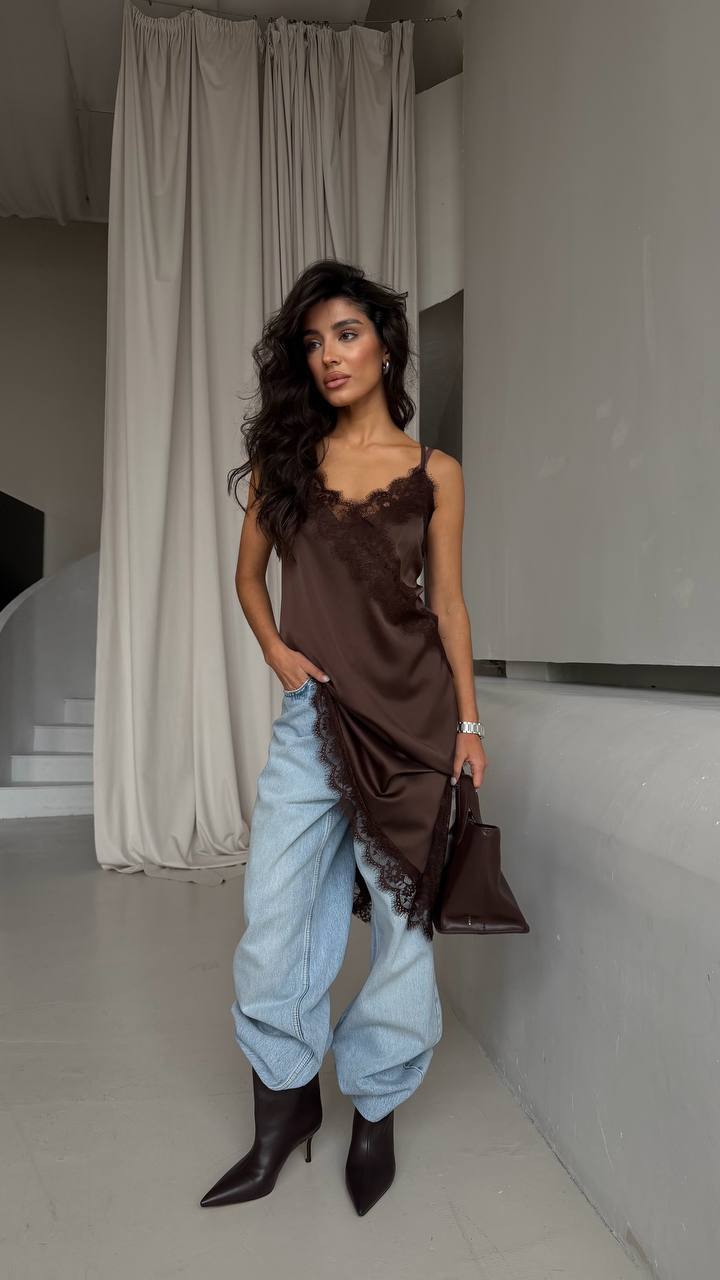 Silk Whisper Lace Top