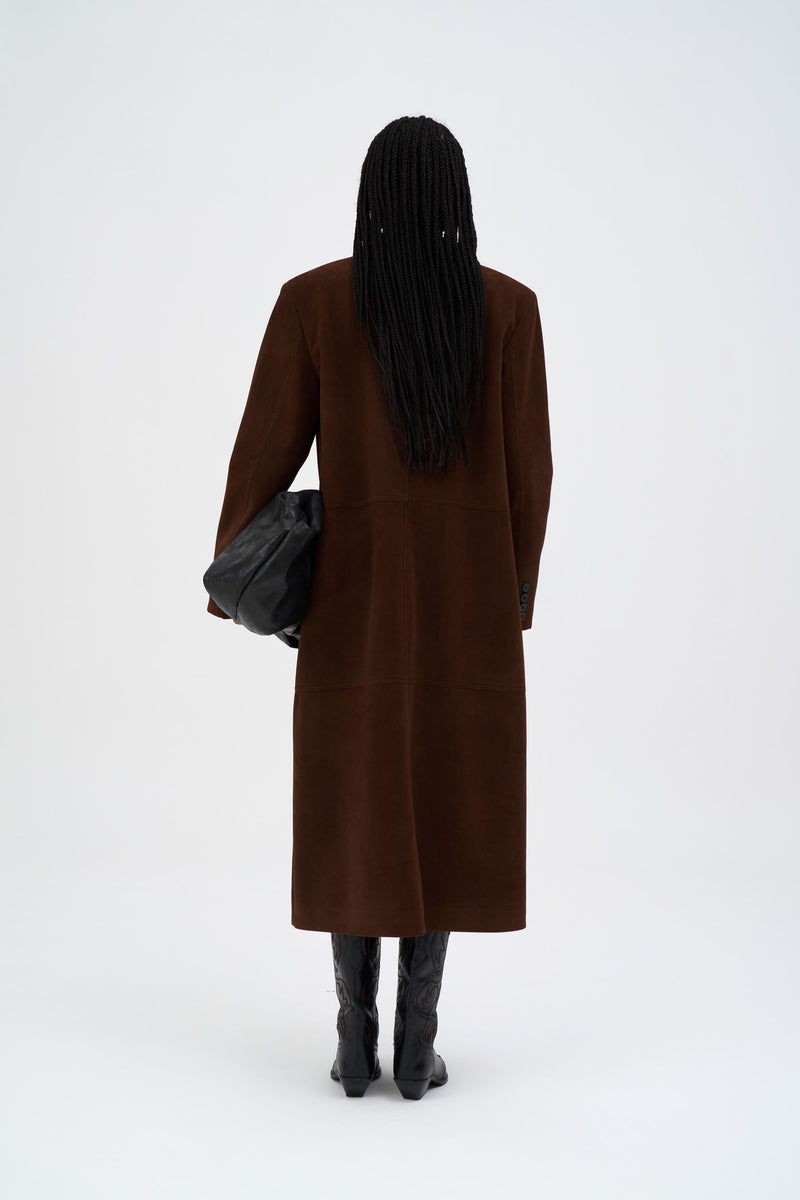 Luxe Suede Coat