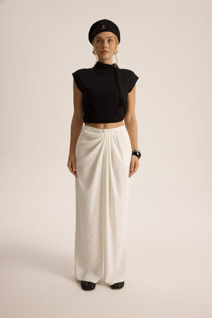 Twisted Draped Pants