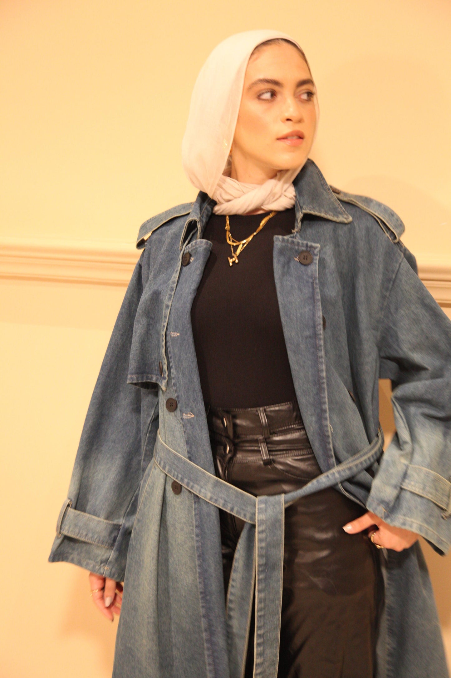The Denim Trench Coat