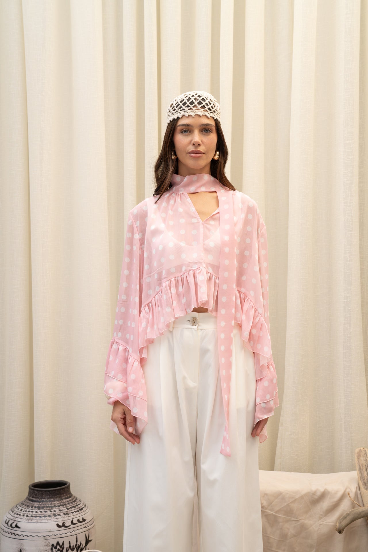 Polina Tie Shirt