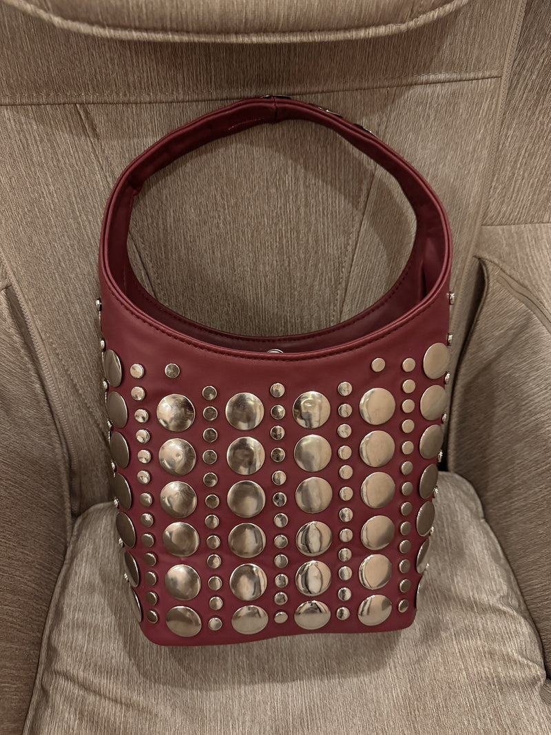 Polka Studded Bag