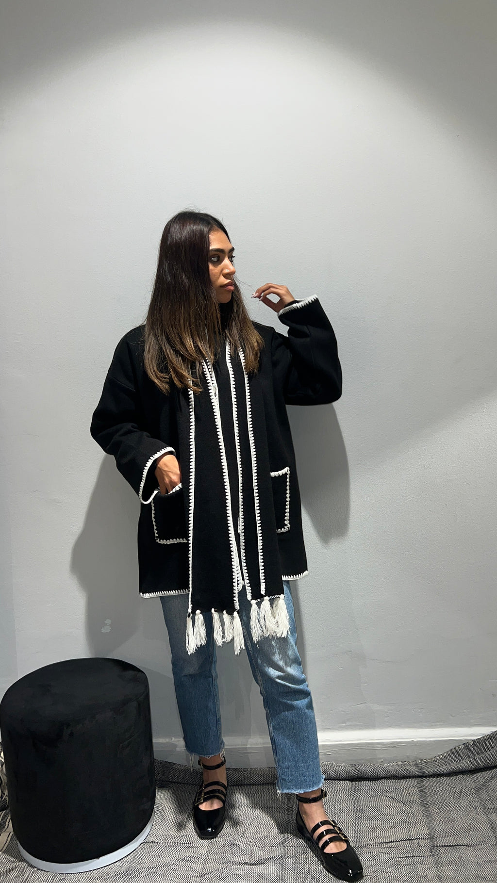 Lined wool jacket