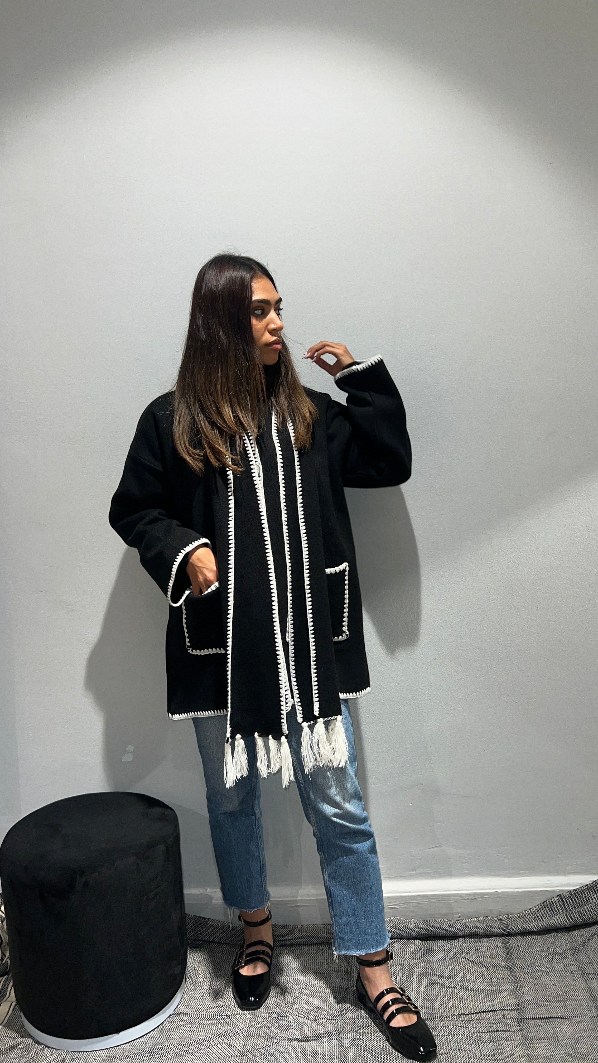 Lined wool jacket