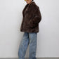 Short Eco Fur Coat