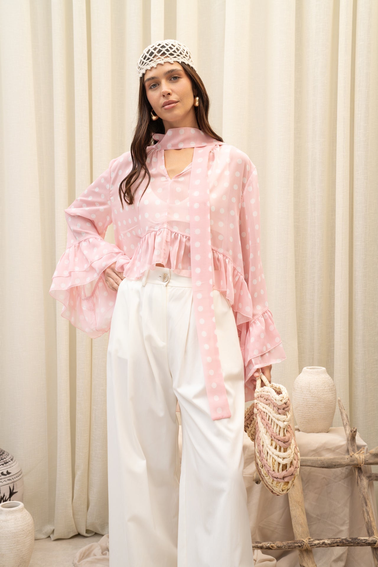 Polina Tie Shirt