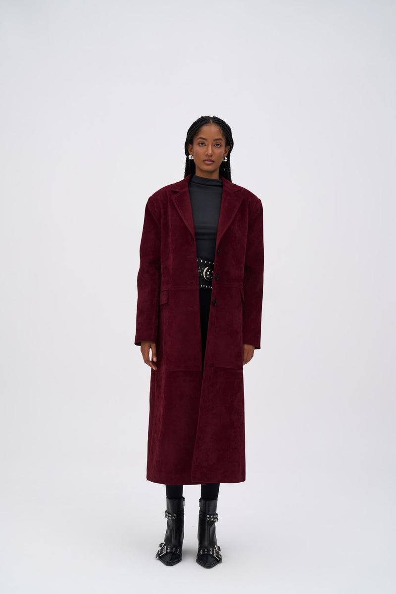 Luxe Suede Coat