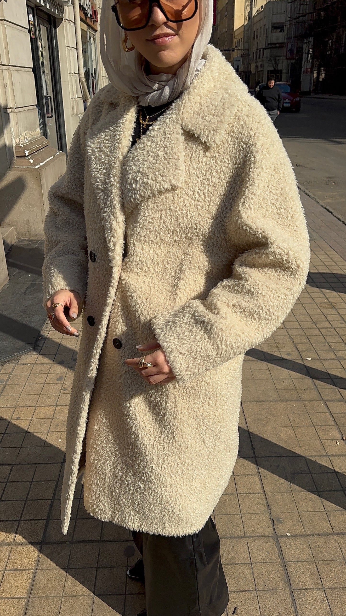 The Teddy Leather-Lined Coat