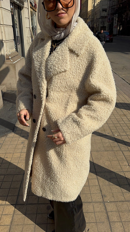 The Teddy Leather-Lined Coat