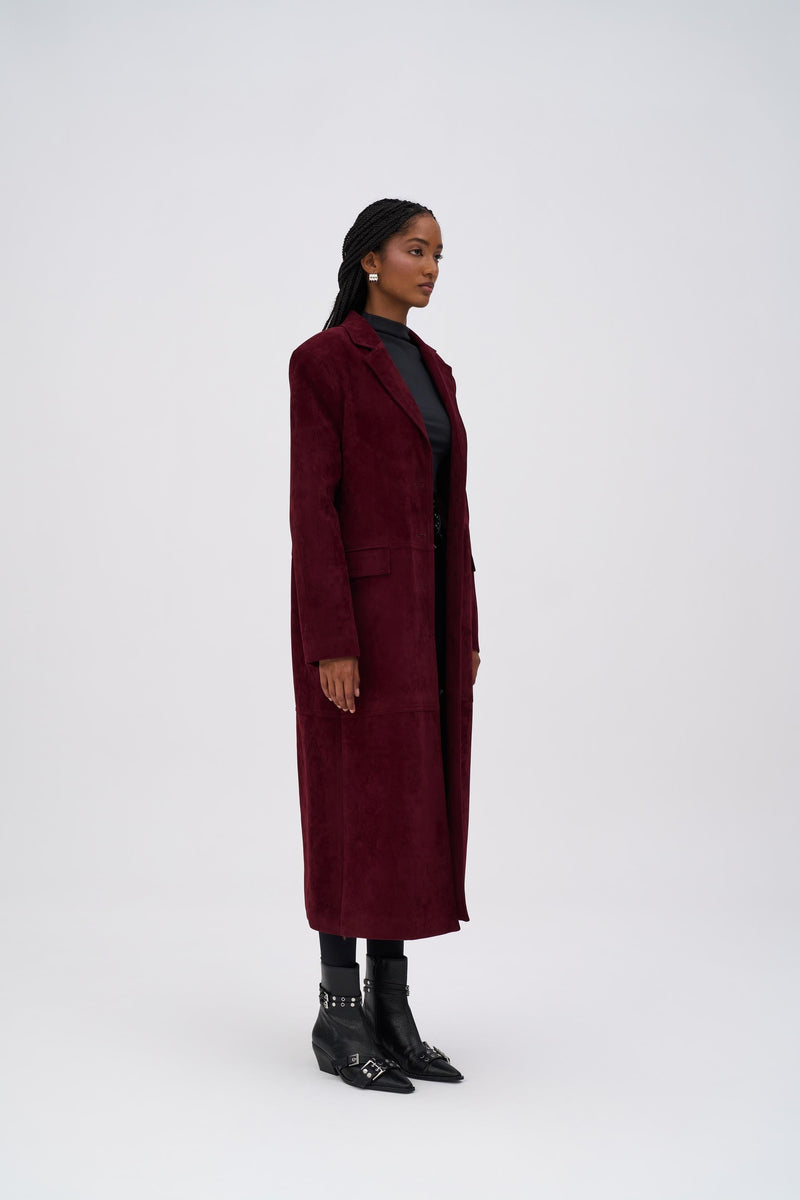 Luxe Suede Coat