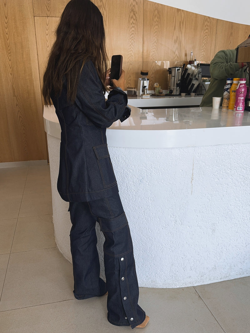 Amna in Strike Denim