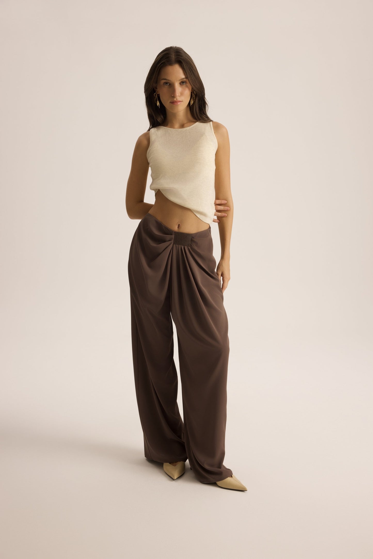 Twisted Draped Pants