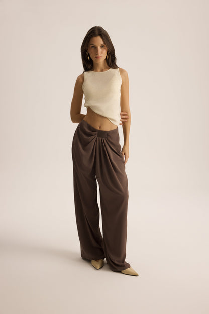 Twisted Draped Pants