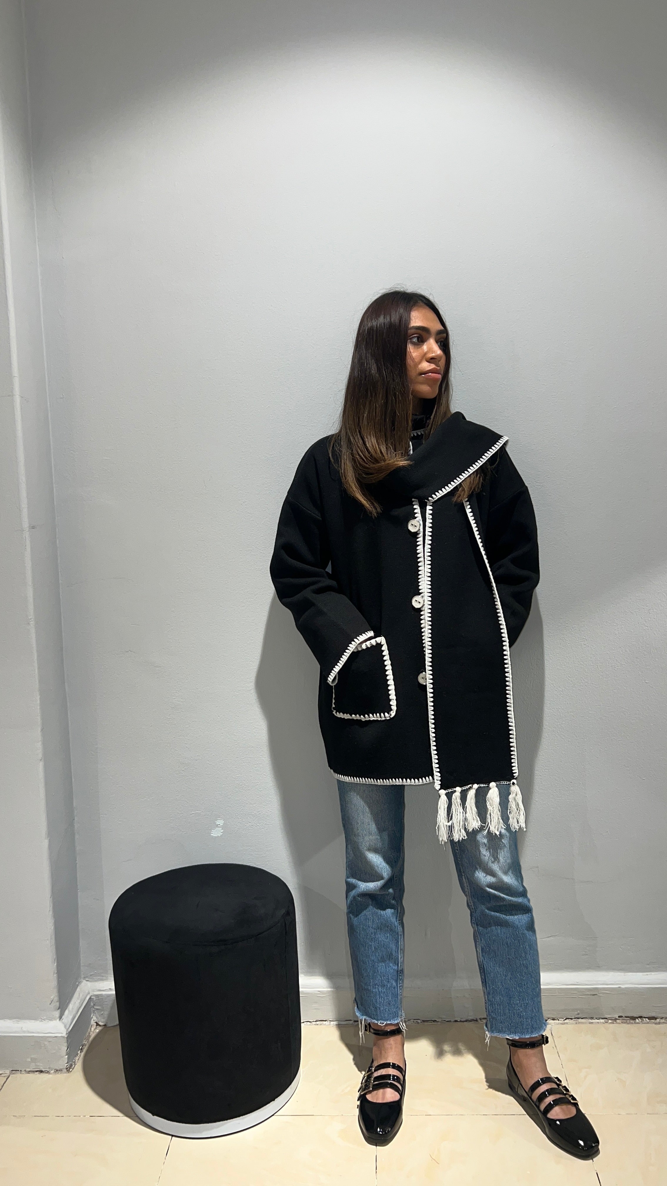 Lined wool jacket