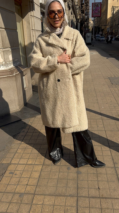 The Teddy Leather-Lined Coat