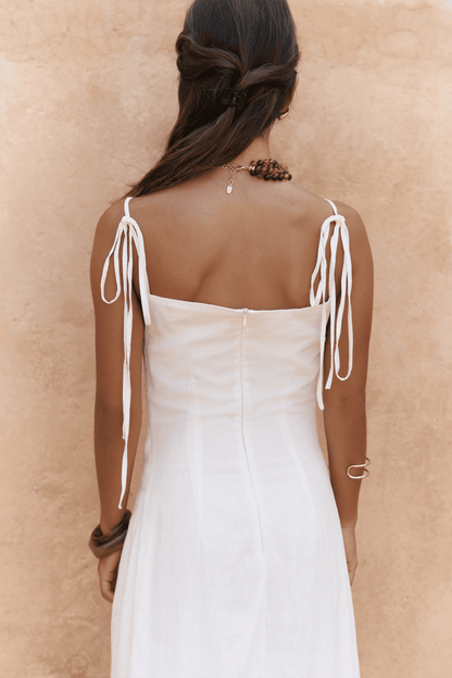 Elara Draped Maxi Dress