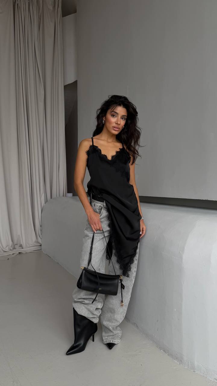 Silk Whisper Lace Top