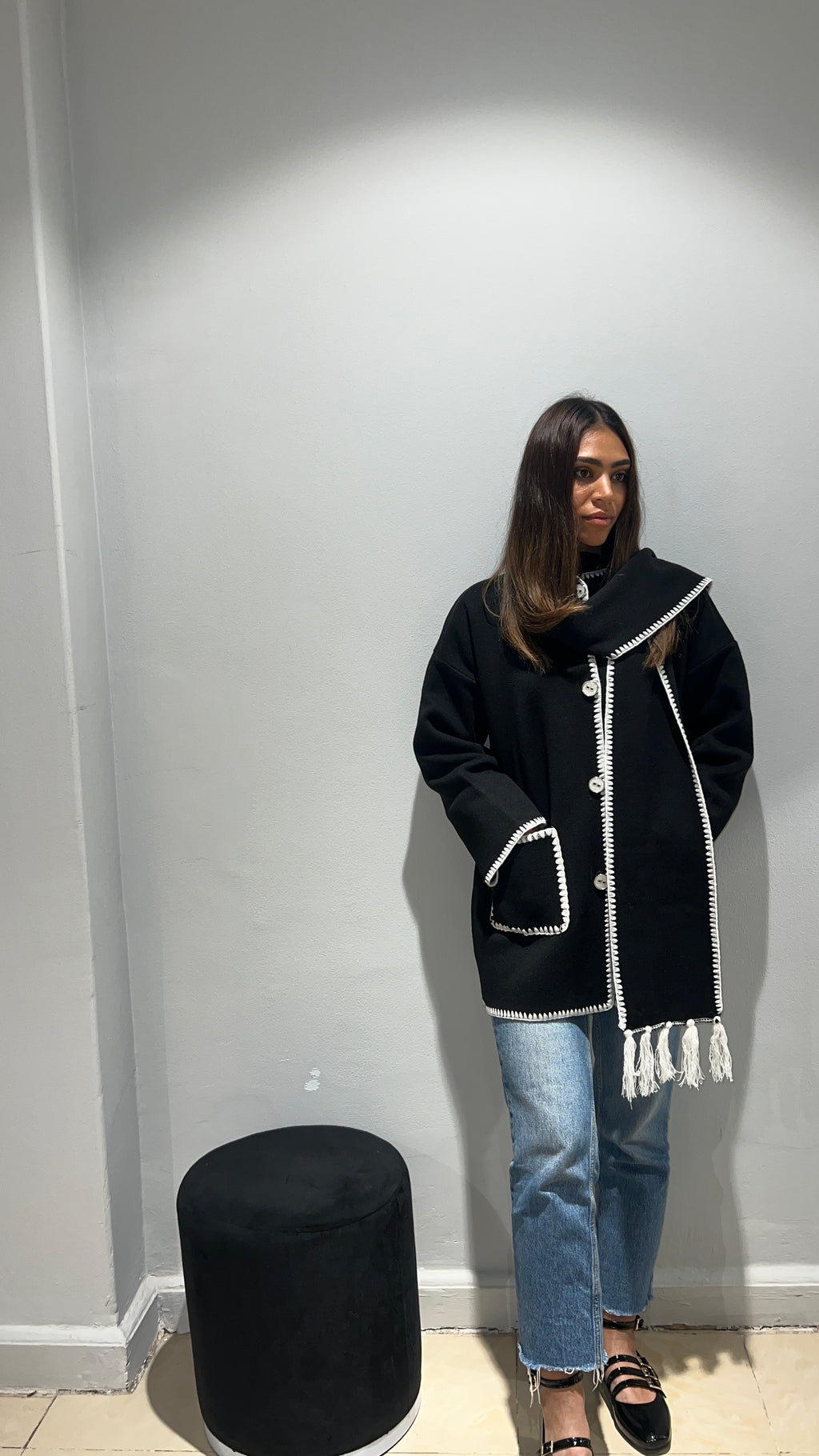 Lined wool jacket