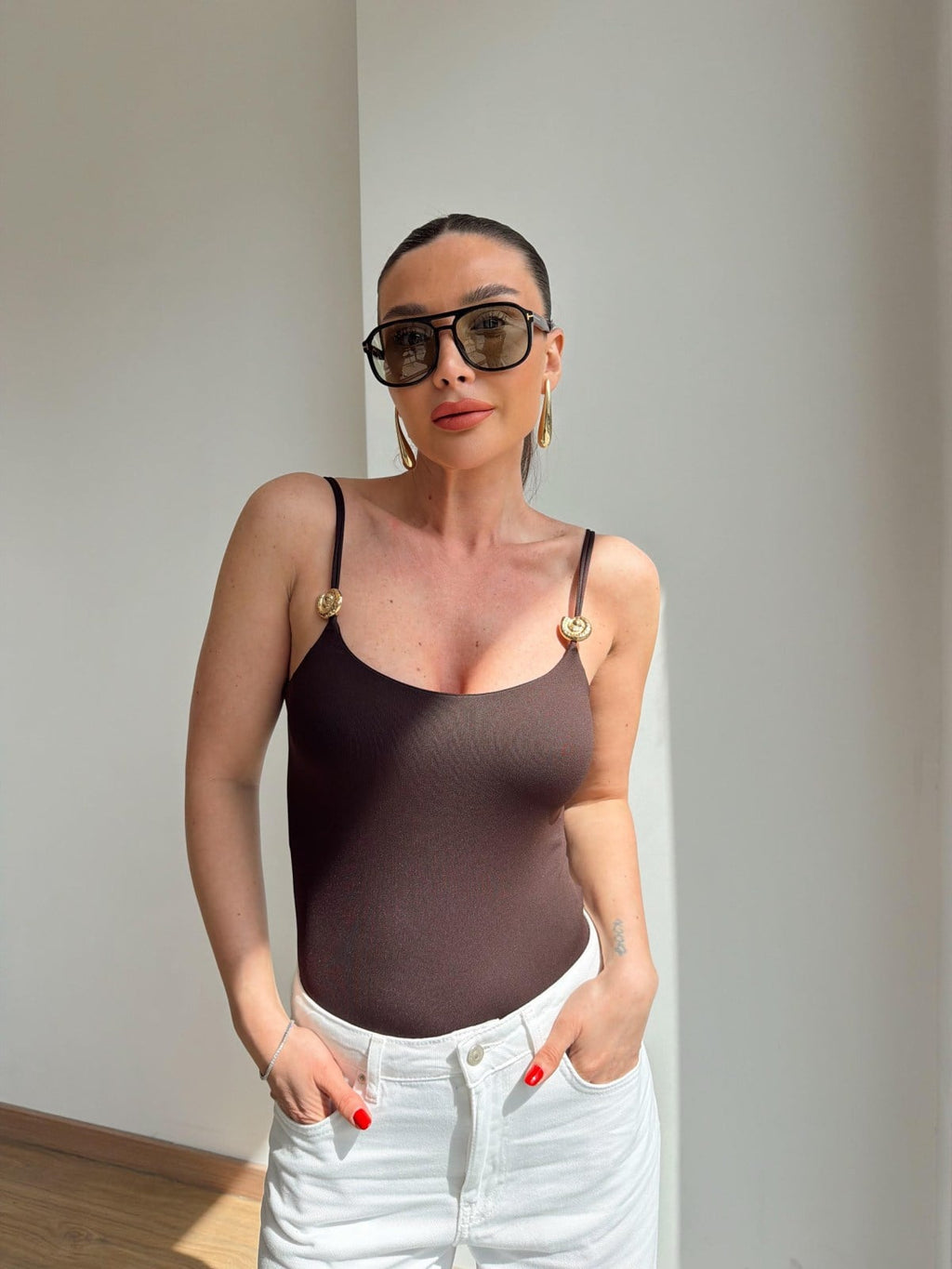 Gold Medallion Bodysuit