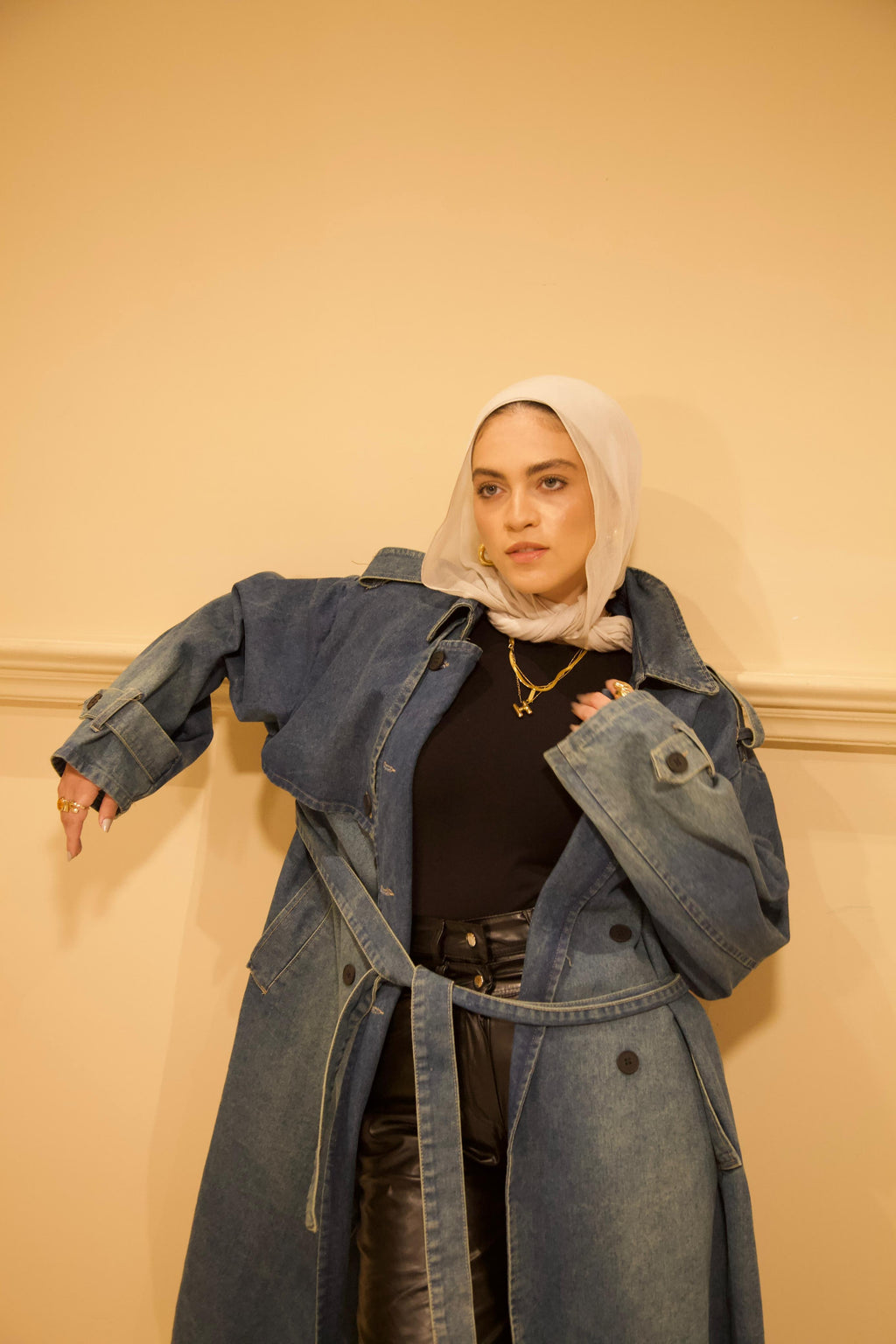 The Denim Trench Coat