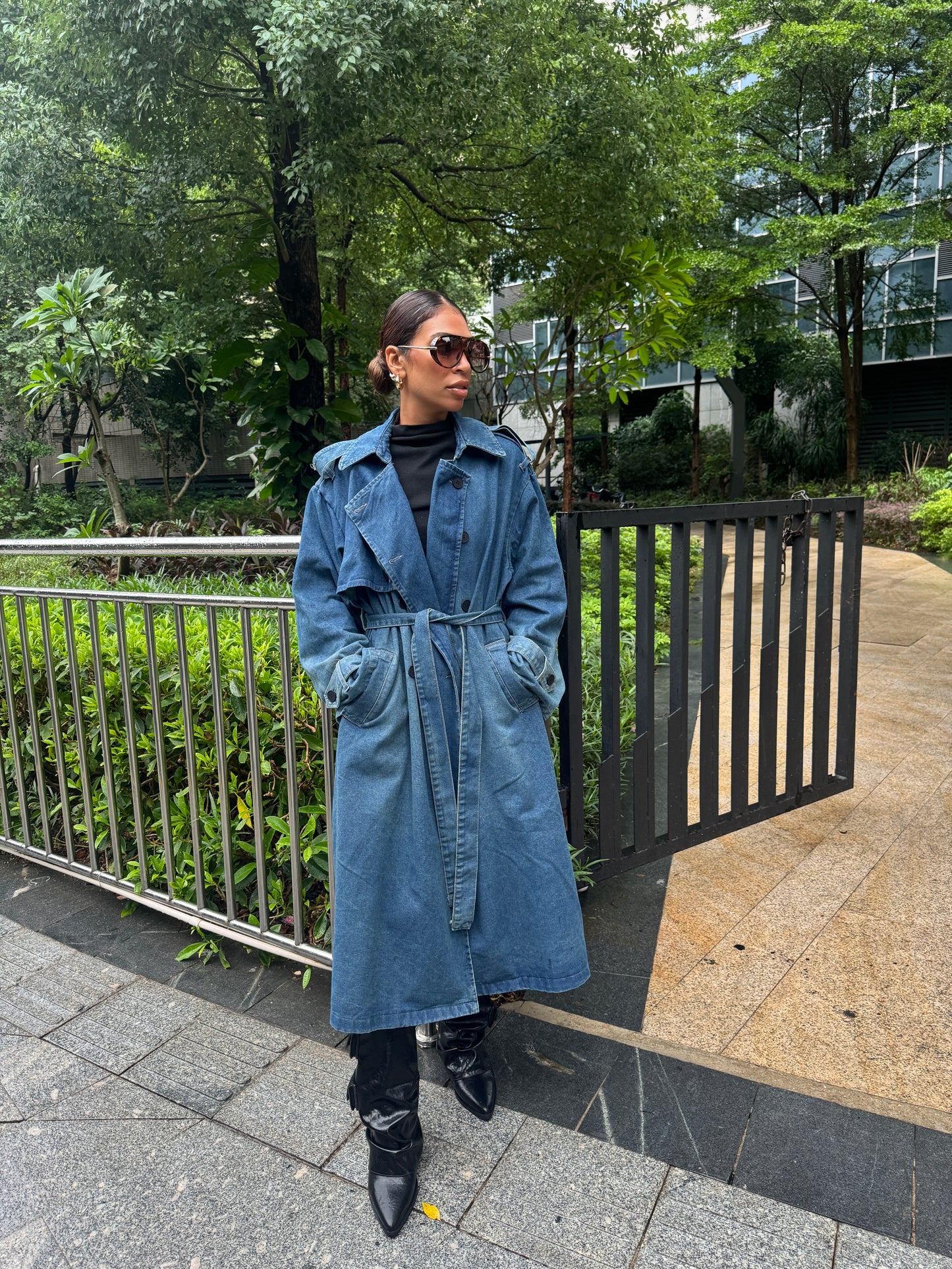 The Denim Trench Coat