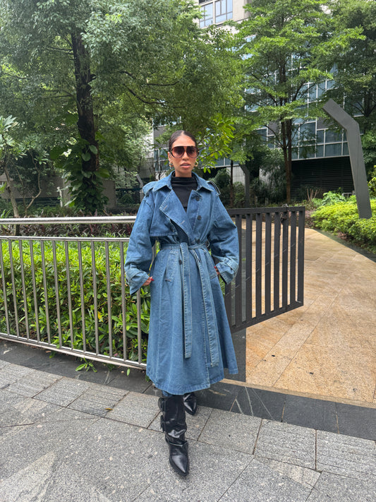 The Denim Trench Coat