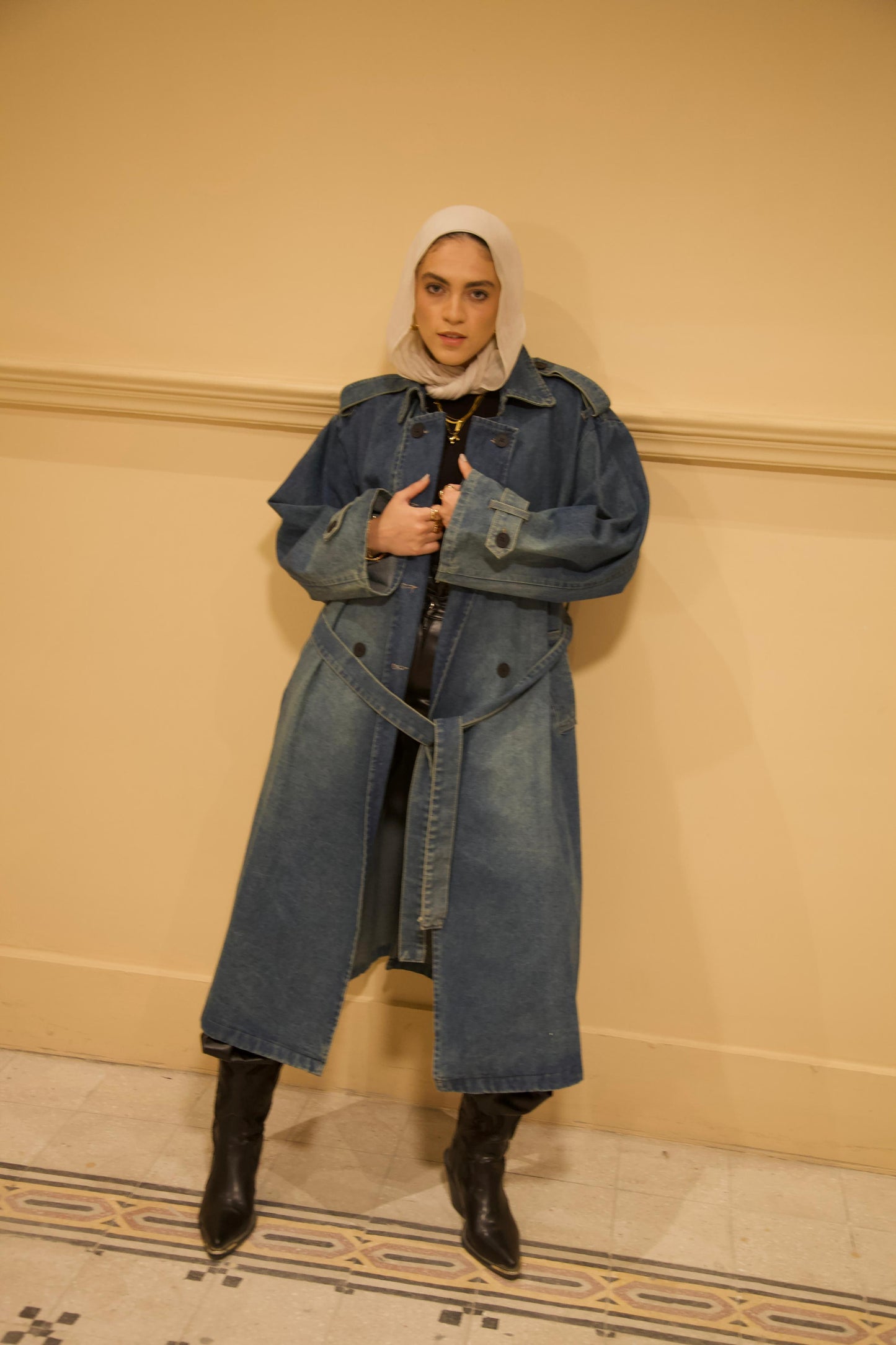 The Denim Trench Coat
