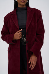 Luxe Suede Coat