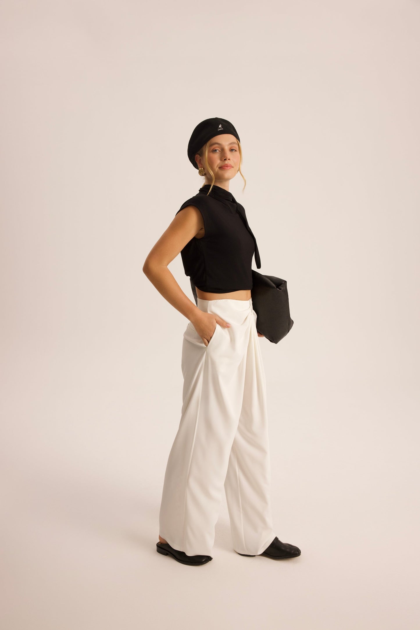 Twisted Draped Pants