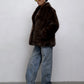 Short Eco Fur Coat