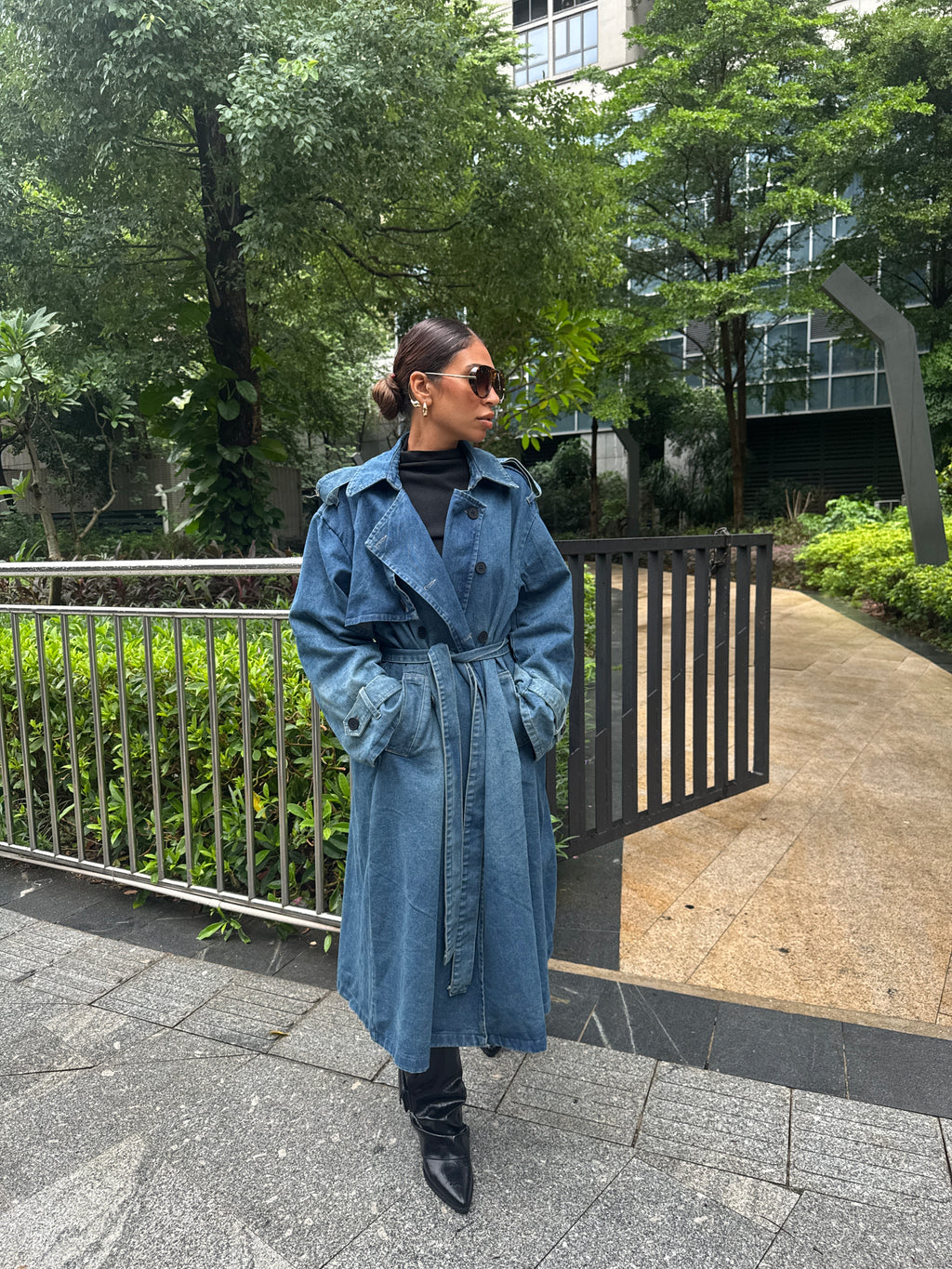 The Denim Trench Coat