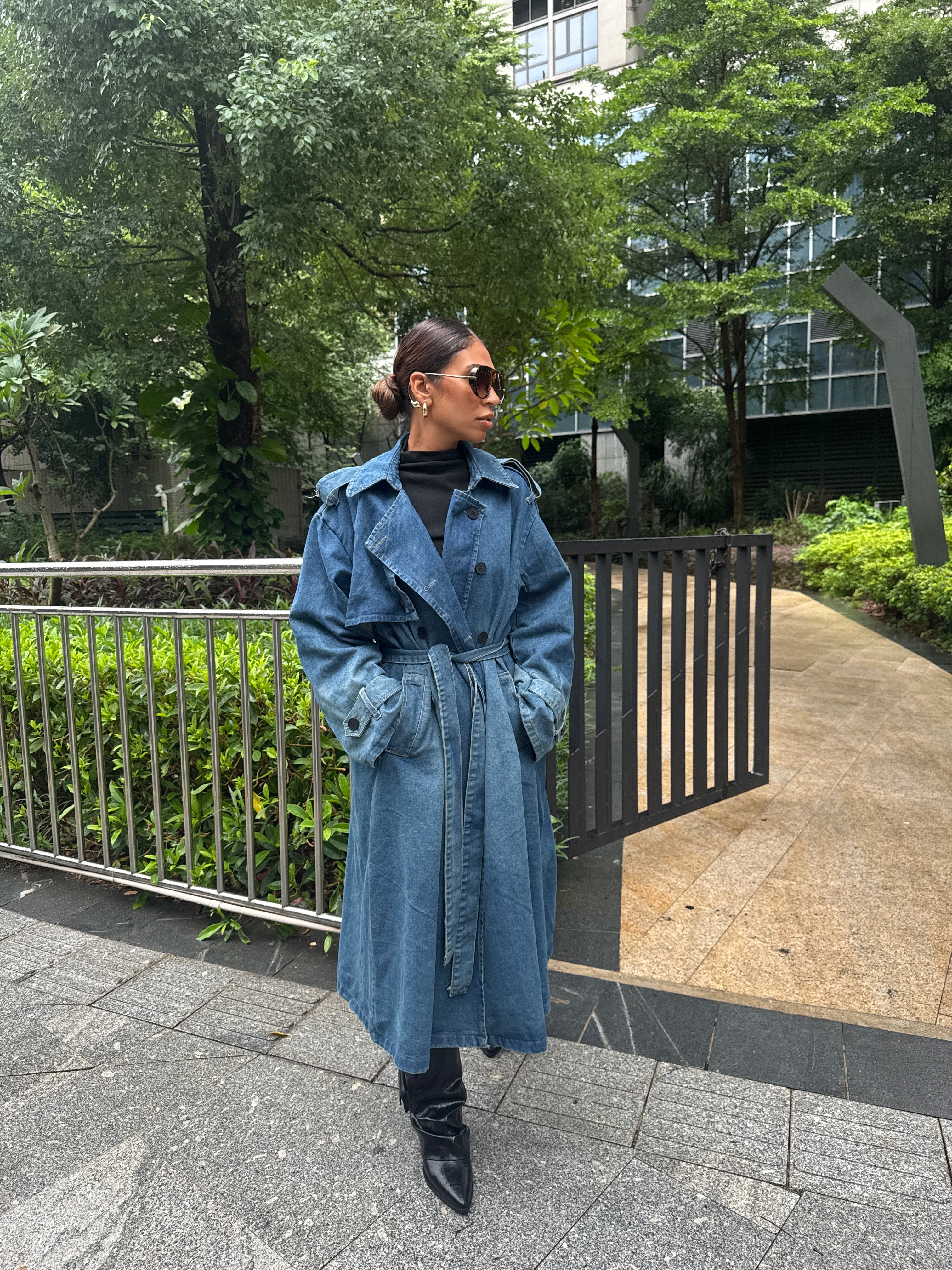 The Denim Trench Coat