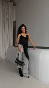 Silk Whisper Lace Top