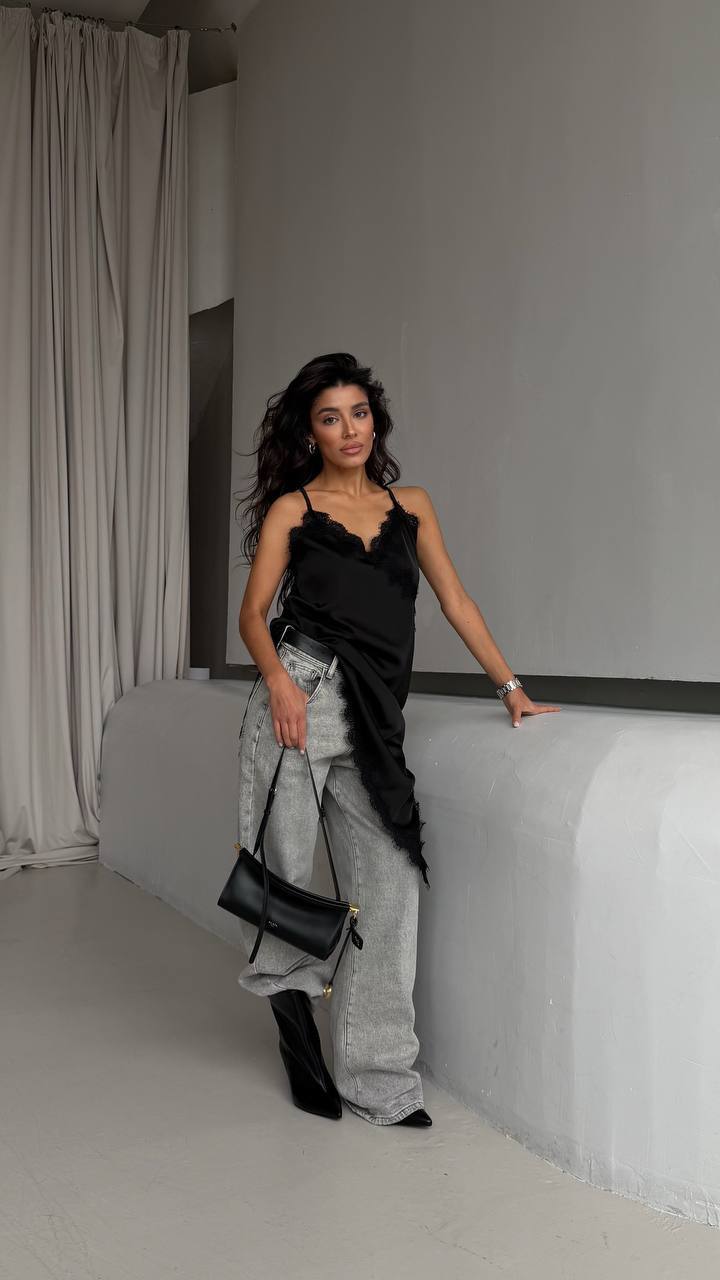 Silk Whisper Lace Top