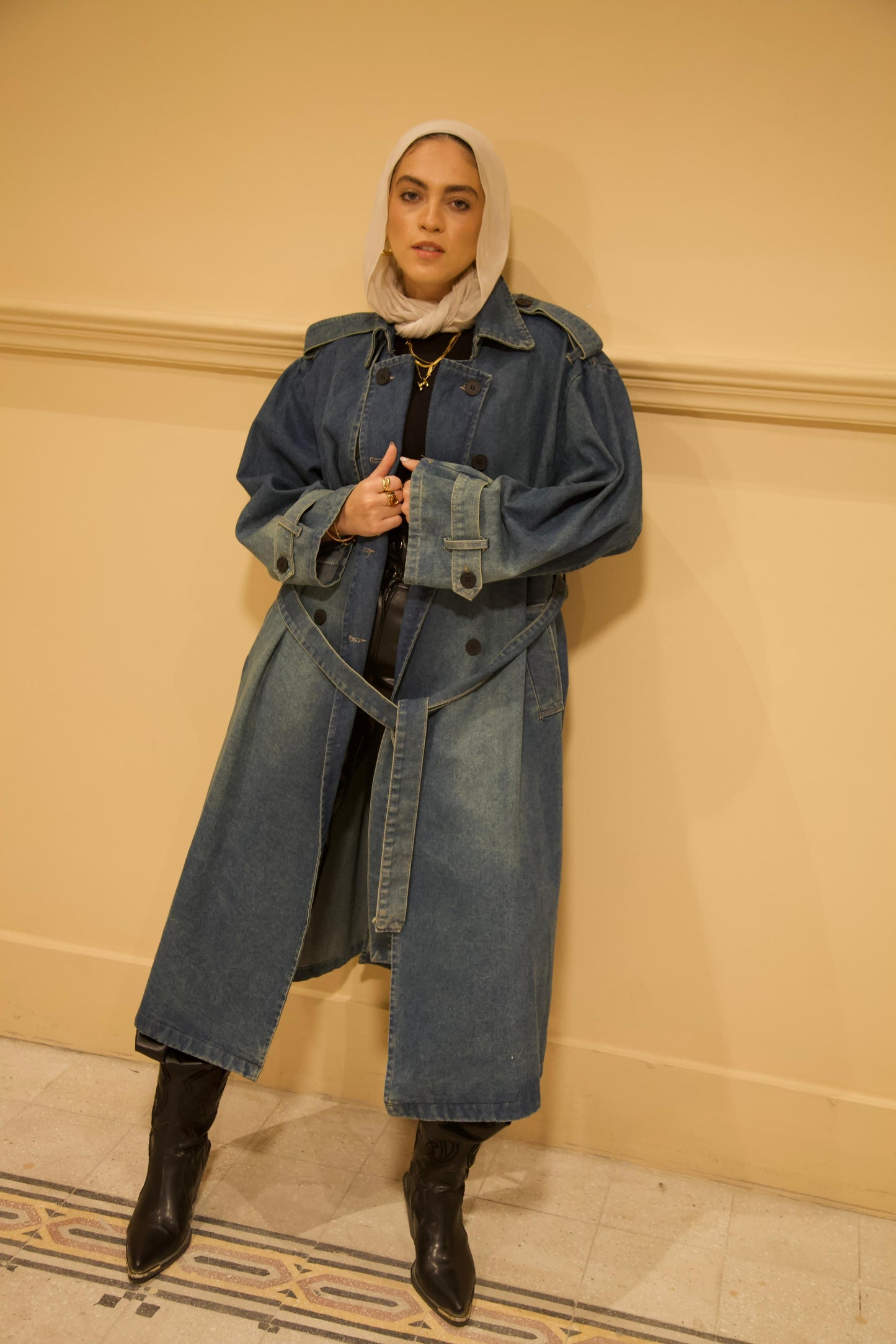 The Denim Trench Coat