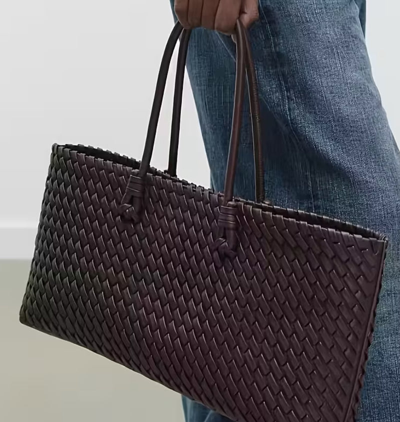 Woven tote bag
