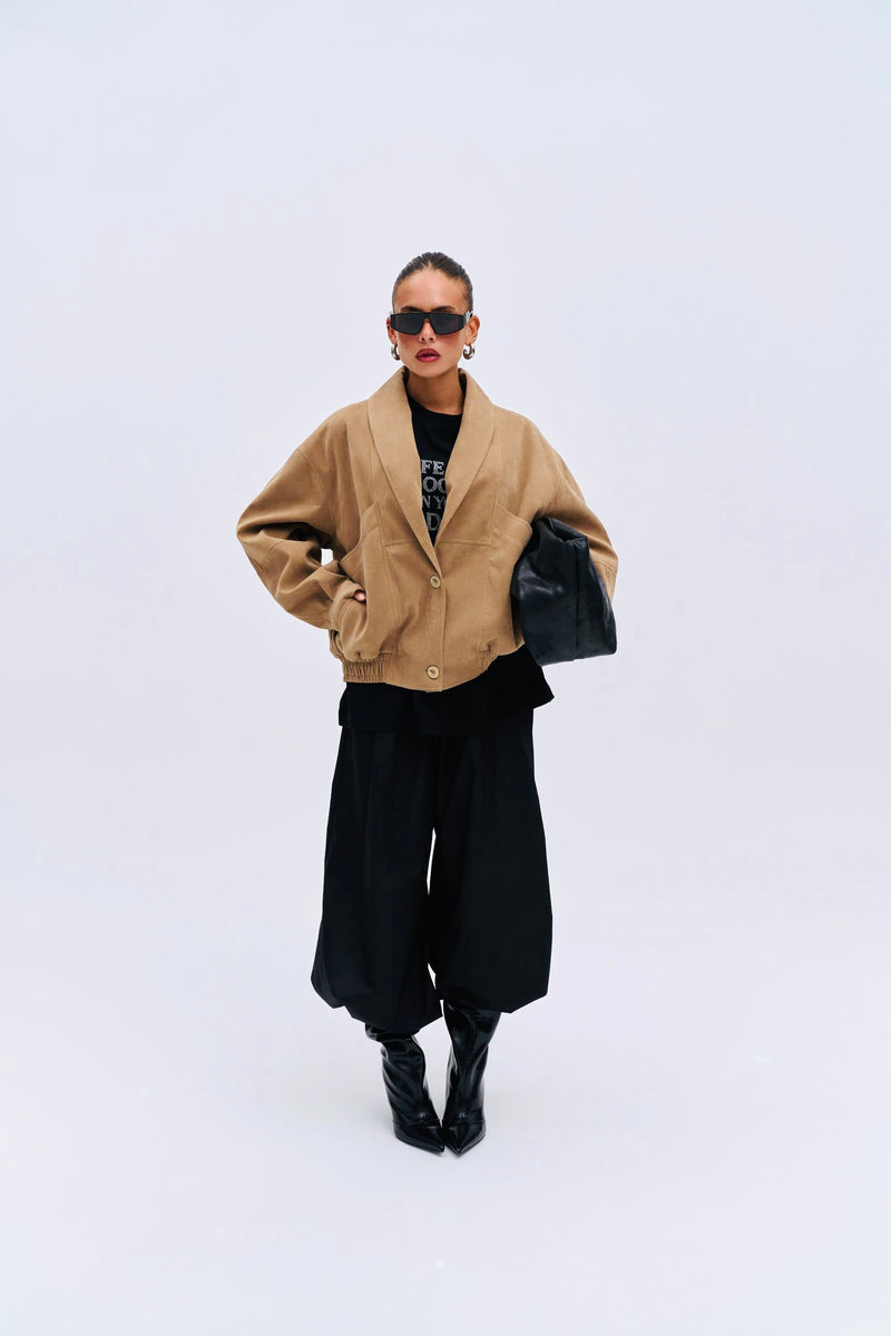 City Suede Bomber