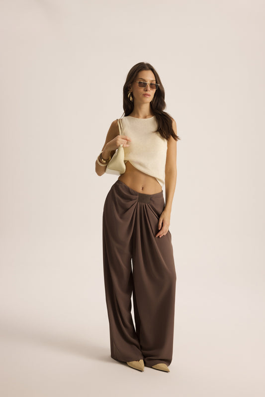 Twisted Draped Pants
